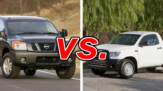 Nissan titan vs toyota tundra 2012
