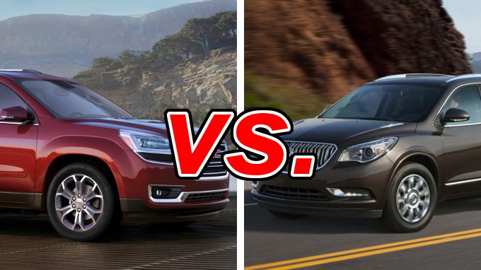 Compare buick enclave and gmc acadia #4