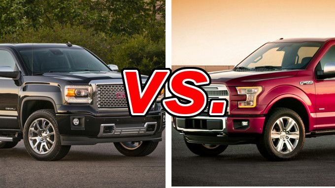 Gmc Sierra 1500 Vs Ford F 150 Carsdirect