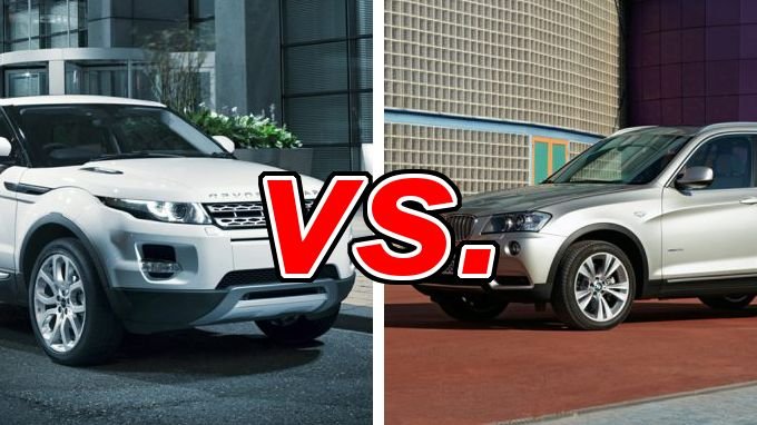 Bmw x3 or range rover evoque