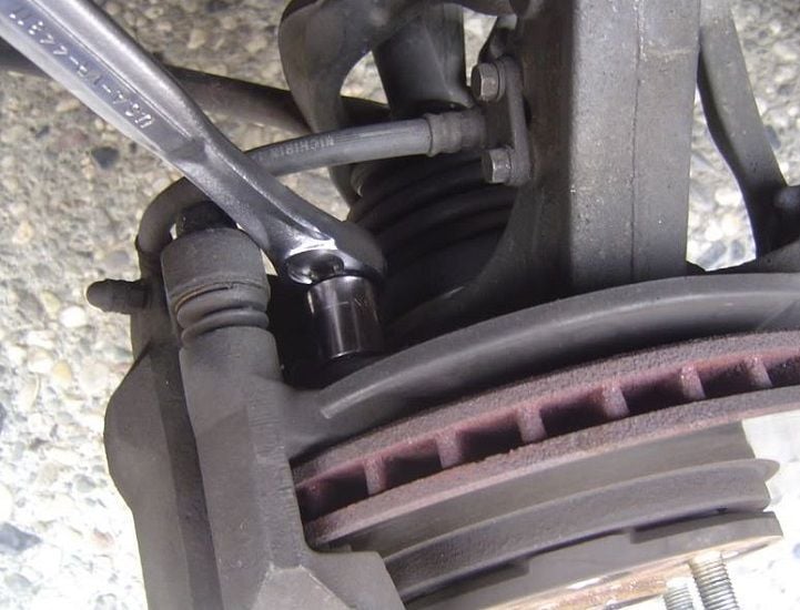 Changing brake pads and rotors on honda accord #2