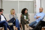 people in group therapy