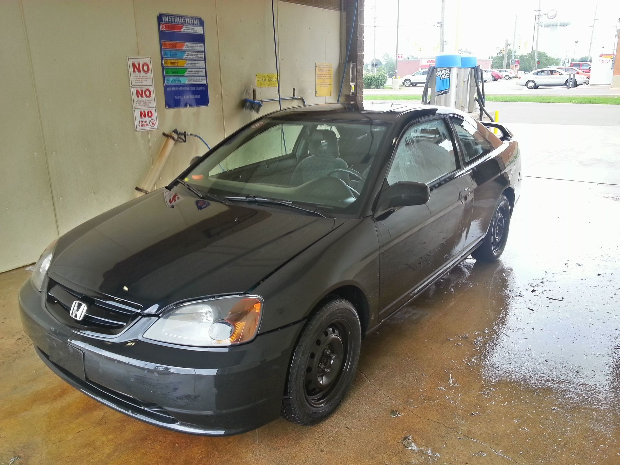 Honda civic rear bumper popped out #4