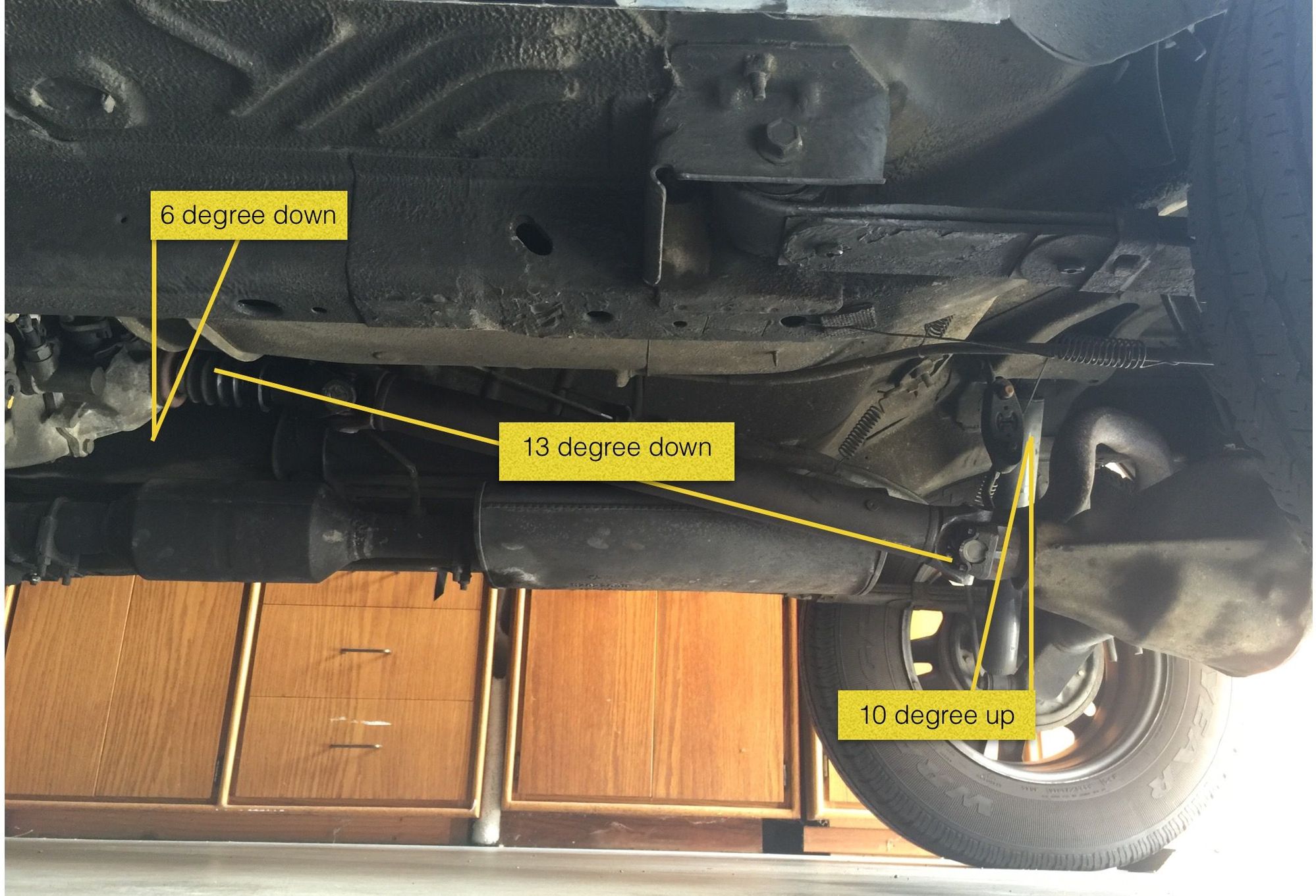 Rear drive shaft angles/vibration Jeep Cherokee Forum