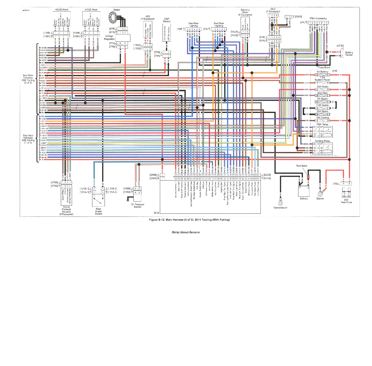 Need  2014 Or Later Street Glide Taillight Wiring Diagram