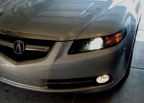 acura tl fog light bulb how to remove replace