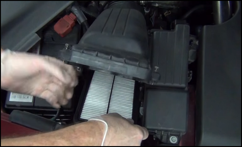 Remove filter Air Box ACURA TL TSX MDX RDX INTAKE FILTER REPLACE REMOVE HOW TO