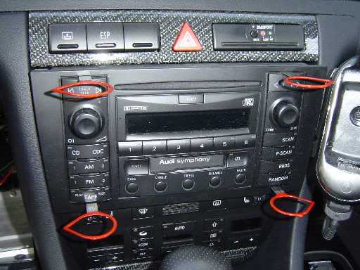 Removing radio and climate control