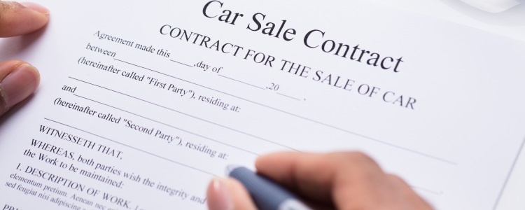 Paperwork for Buying a Used Car from a Private Seller
