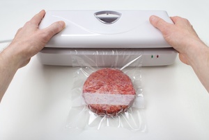 A food vacuum sealer.