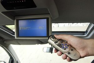 Remote control for car DVD