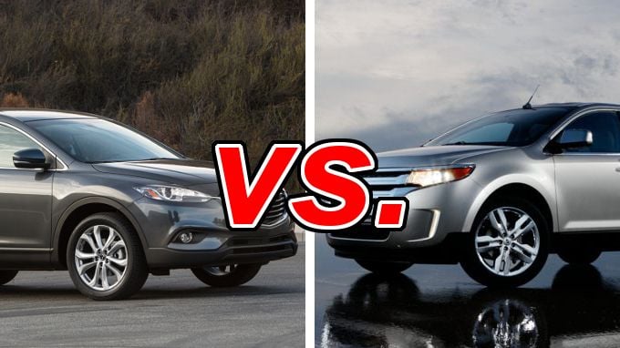 Mazda cx7 ford edge comparison #8