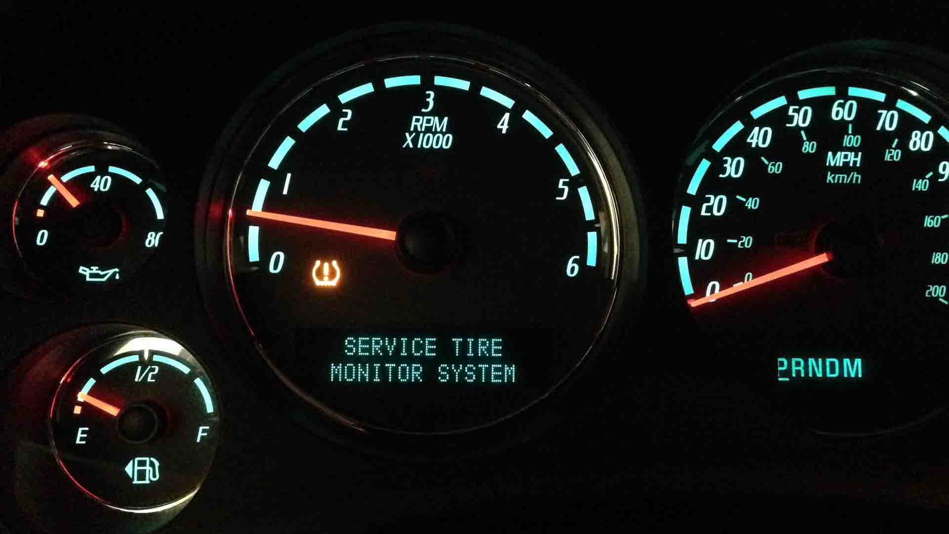 Service Tire Monitor System On Chevy Traverse SERVICEUS