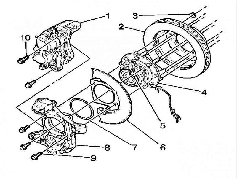 Chevrolet Silverado 1999-2006: How to Replace Parking Brake | Chevroletforum 1999 Chevy Silverado Emergency Brake Cable Diagram