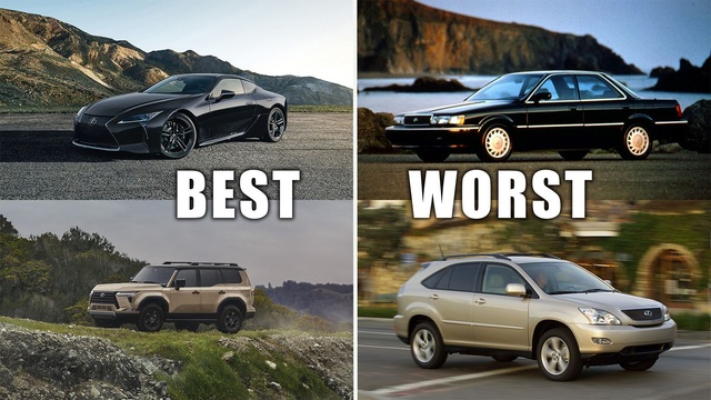 5 Best / 5 Worst NON-F Lexus Vehicles of All Time!