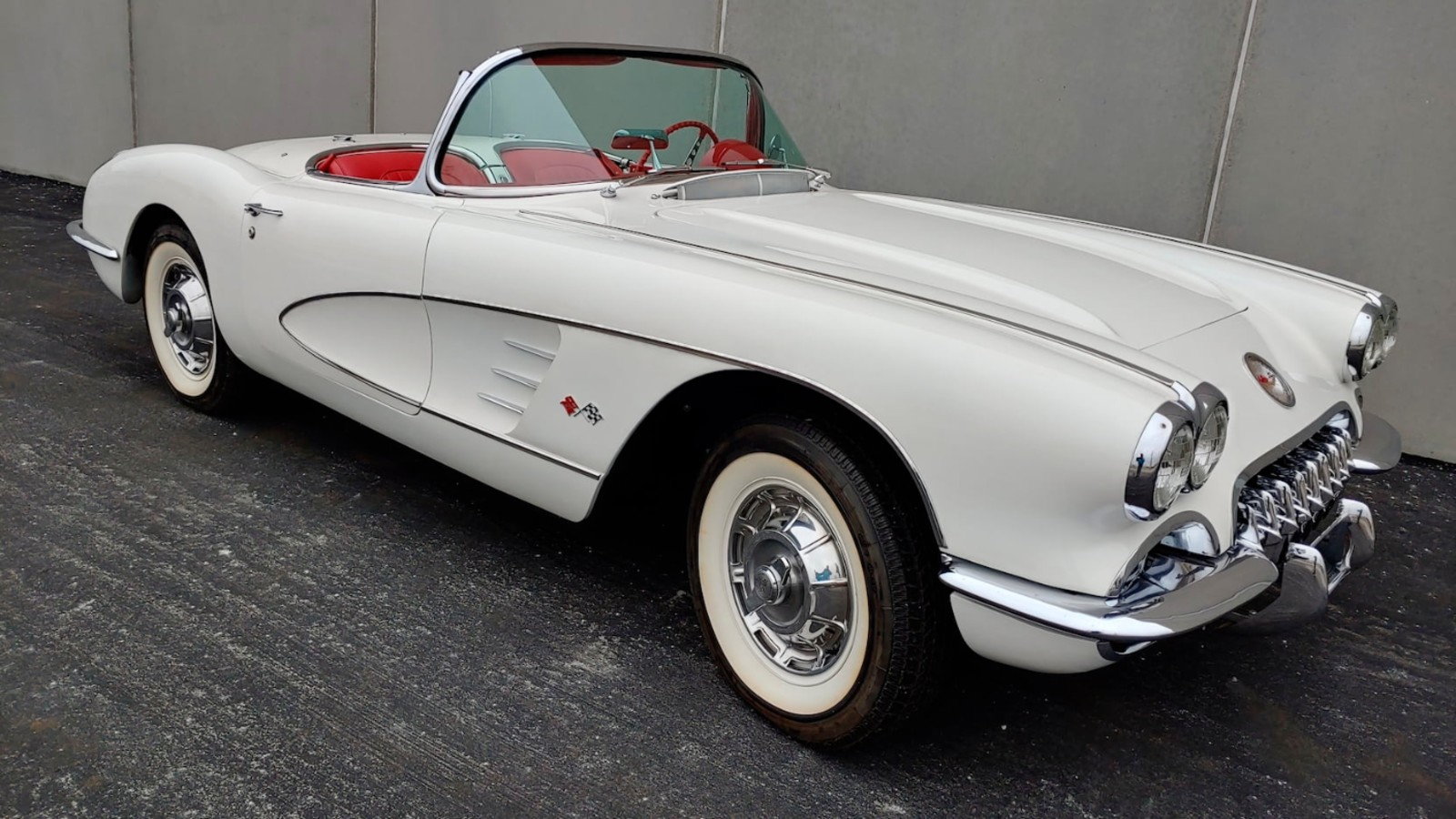 1960 Corvette Convertible Top Black