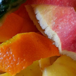 Fruit and vegetable peelings