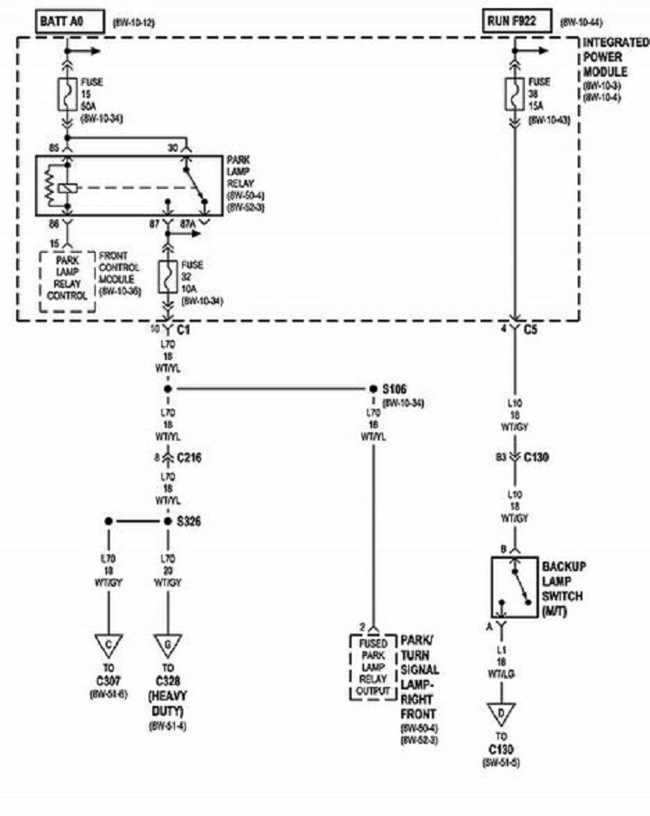 1996 Dodge Ram 1500 Headlight Switch Wiring Diagram