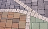 Paver stones in various colors.