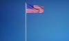 A flag on a flagpole.