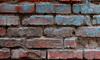 wall of crumbling old brick