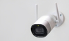 A wireless home security camera system.