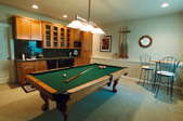 basement billiard room