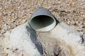 French drain pipe
