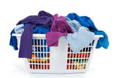 a basket of laundry