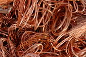 A bunch of copper wire