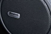 A close up on a speaker.