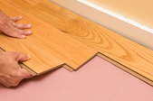 Installing plank flooring