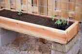 Simple wooden planter