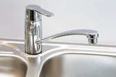 a metal tap.