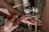 loosening metal plumbing pipes