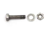 A screw with bolt and washer.