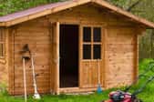wood garden shed