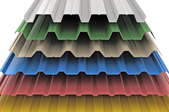 various colors of steel siding