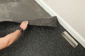 How to Install Rolled Rubber Flooring