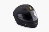 a black motorcycle helmet