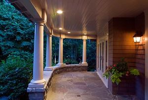 cottage verandah dusk