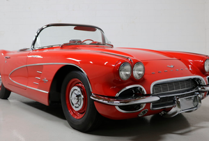 A red sports car.