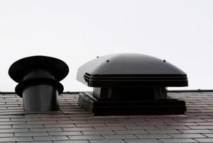 two roof vents that are side-by-side