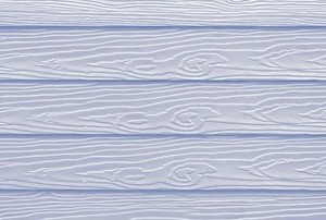 white panel home siding