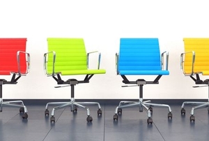 colorful swivel office chairs