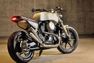 A motorcycle.