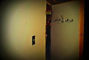 A secret door from a secret room.