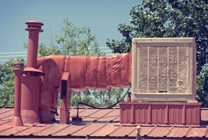 A swamp cooler.