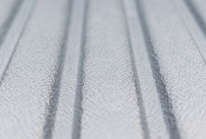 Sheet metal roofing.