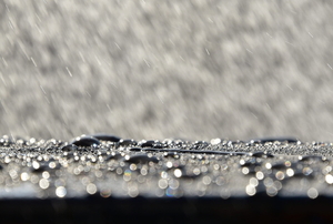 waterproof membrane under showering water